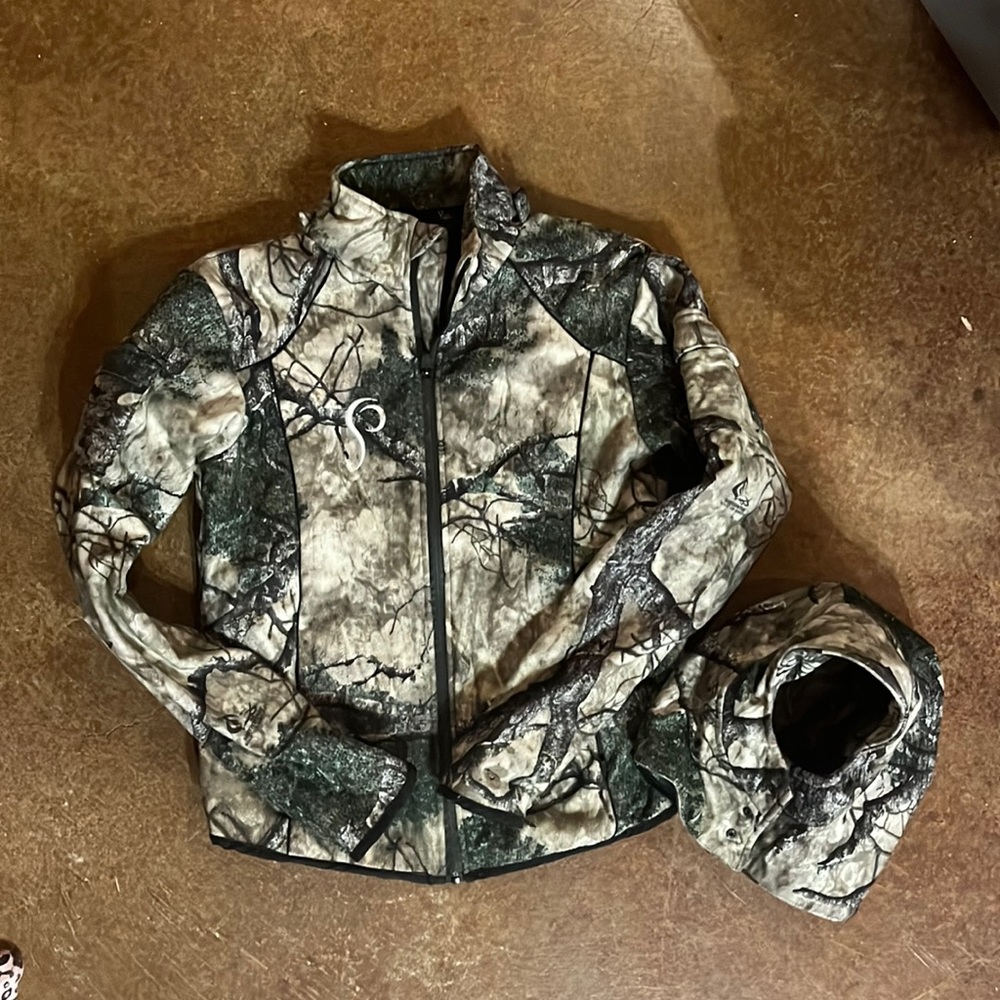 Prois Ladies Camo Jacket with detachable Hoodi
